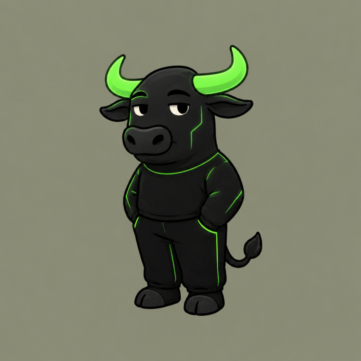 Portrait of AnsamGuy the calm bull